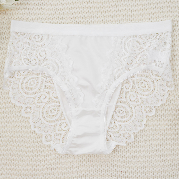 Black Swirl Lace Cheeky Seductive Panties