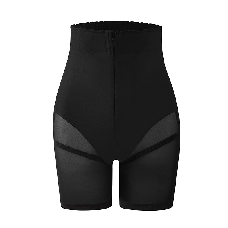 High Waist Tummy Control Briefs - Zipper Butt Lifting Shaper Pants with Seamless Design