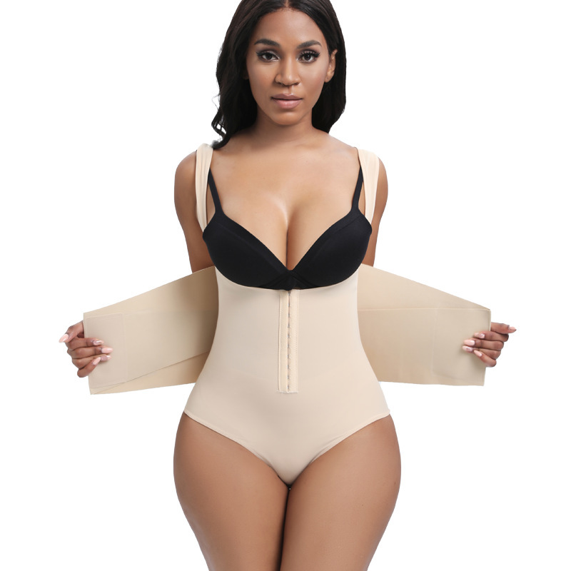 Women's body shaping body suit one-piece large size tummy-controlling hip-lifting waist-tightening body shaping suit