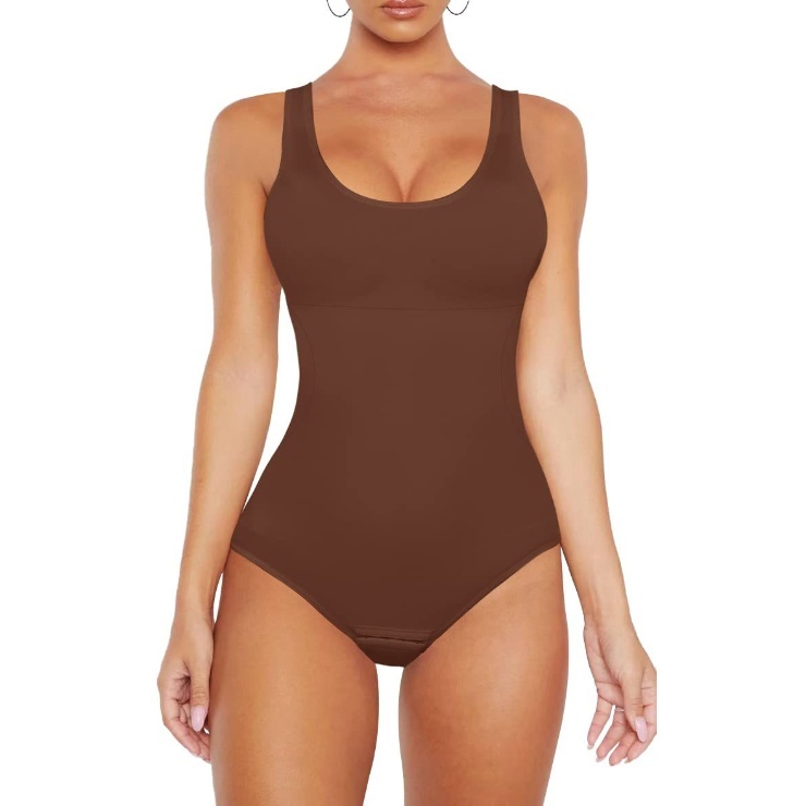 Women's High-Elastic Sling Bodysuit Smooth Slim-Fit Waist-Slimming Breathable
