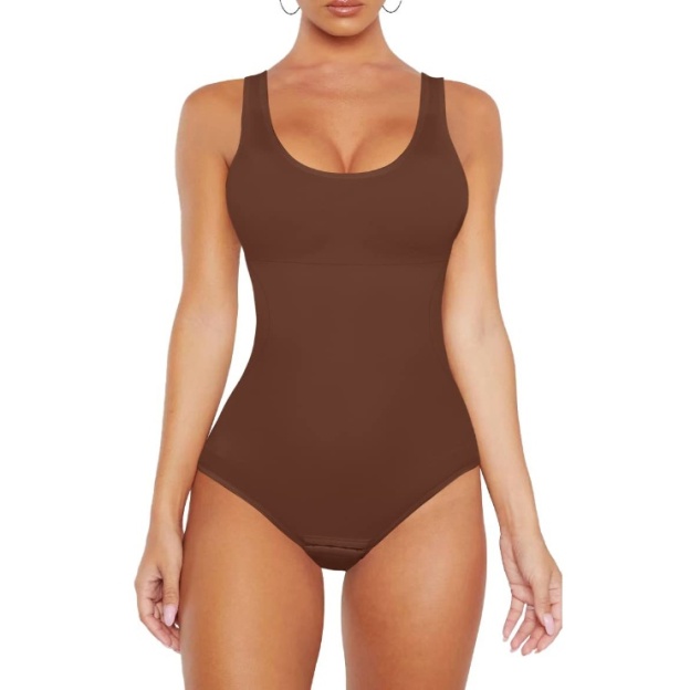 Women's High-Elastic Sling Bodysuit Smooth Slim-Fit Waist-Slimming Breathable