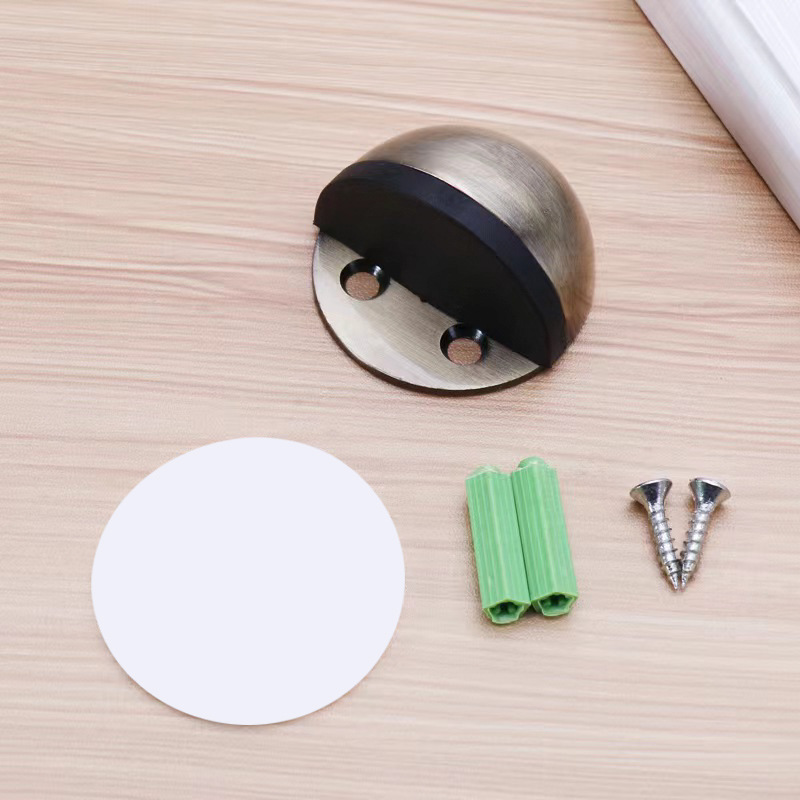 HOT SALE🔥 Hidden Stainless Steel Rubber Dual-use Door Stopper Door Holders