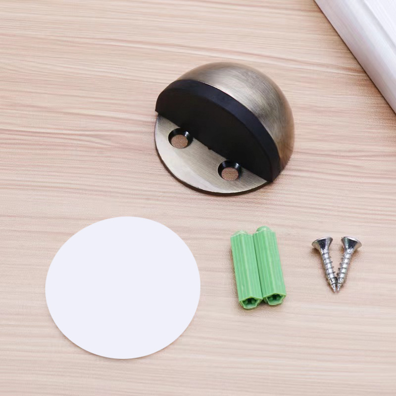 HOT SALE🔥 Hidden Stainless Steel Rubber Dual-use Door Stopper Door Holders