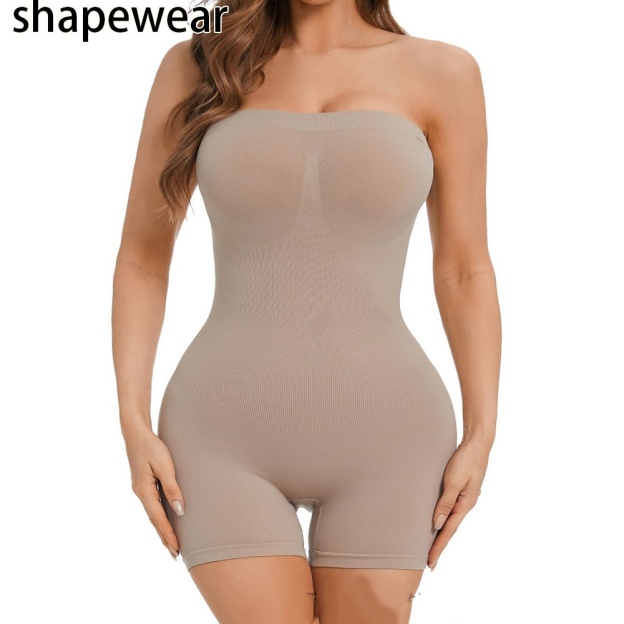 Seamless Detachable-Strap Shapewear Bodysuit