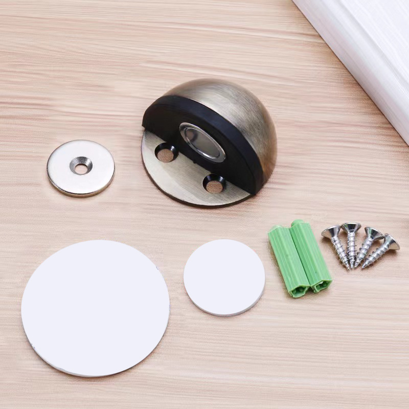 HOT SALE🔥 Hidden Stainless Steel Rubber Dual-use Door Stopper Door Holders