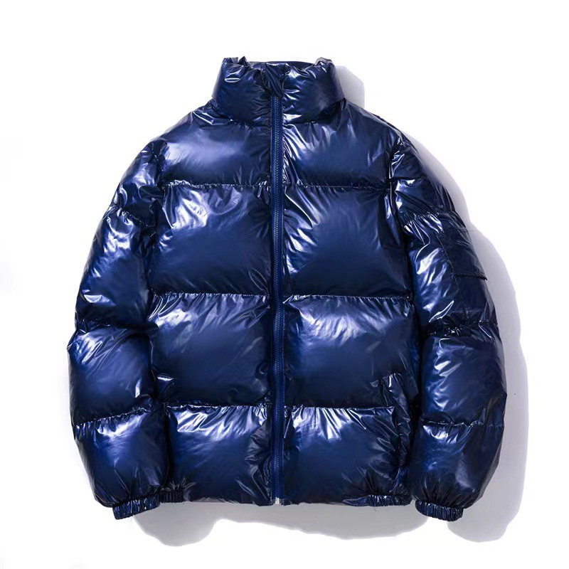 Glossy Hooded Puffer Jacket