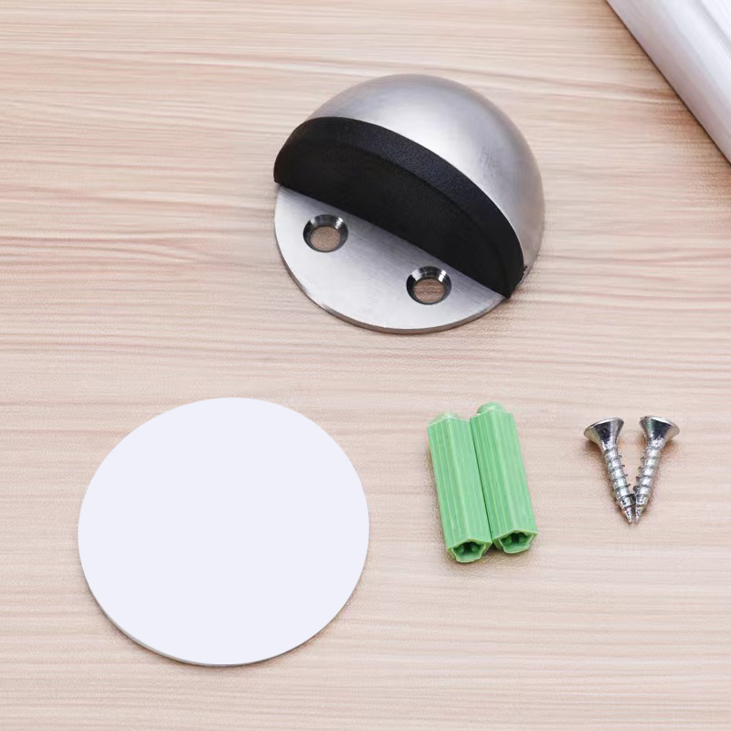 HOT SALE🔥 Hidden Stainless Steel Rubber Dual-use Door Stopper Door Holders