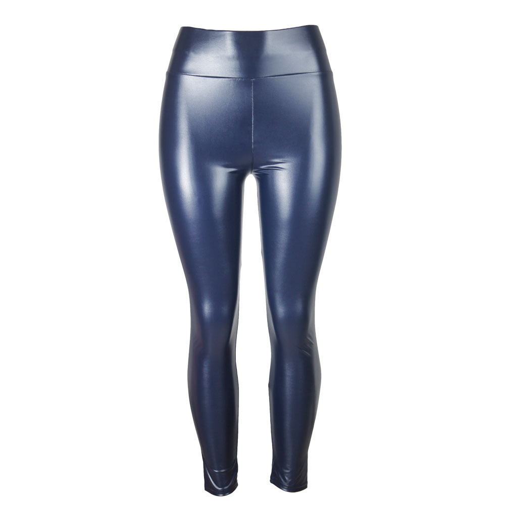 Ultra Slimming High Waist Leather Leggings - Tight Pencil Fit for Curves