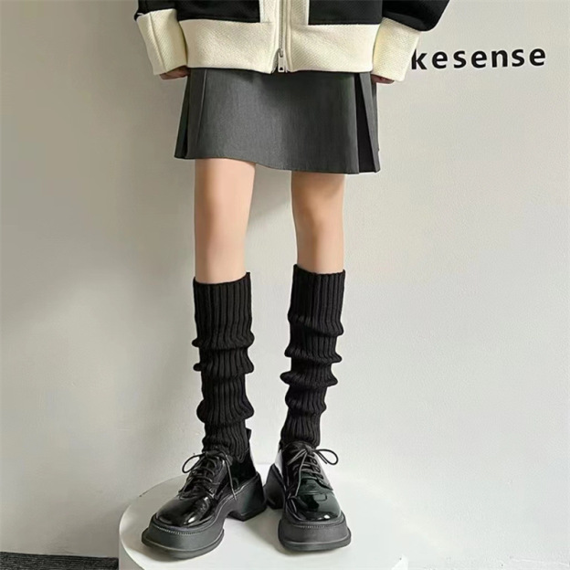 JK Lolita Fall Knitted Calf Socks