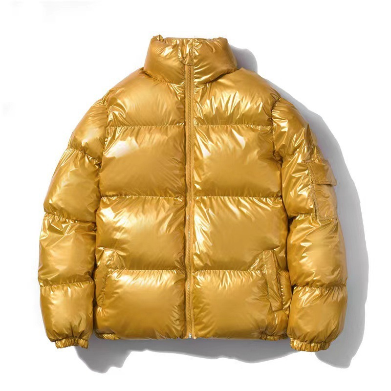 Glossy Hooded Puffer Jacket