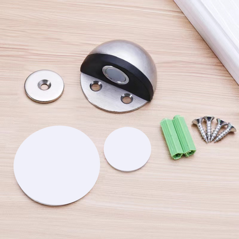 HOT SALE🔥 Hidden Stainless Steel Rubber Dual-use Door Stopper Door Holders