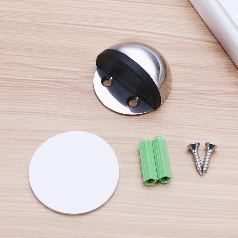HOT SALE🔥 Hidden Stainless Steel Rubber Dual-use Door Stopper Door Holders