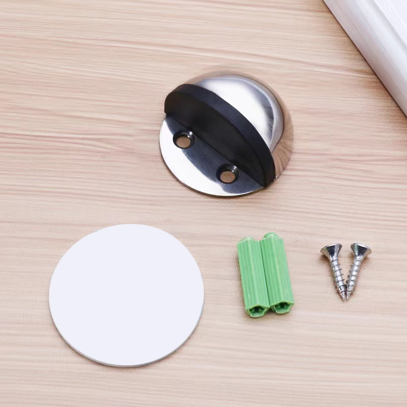 HOT SALE🔥 Hidden Stainless Steel Rubber Dual-use Door Stopper Door Holders
