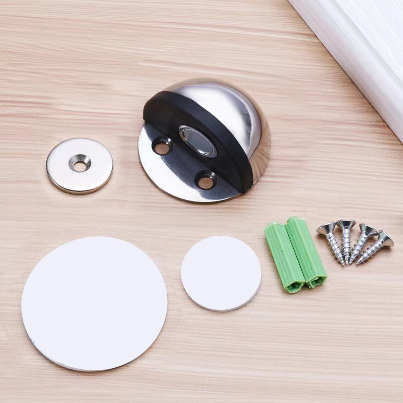 HOT SALE🔥 Hidden Stainless Steel Rubber Dual-use Door Stopper Door Holders