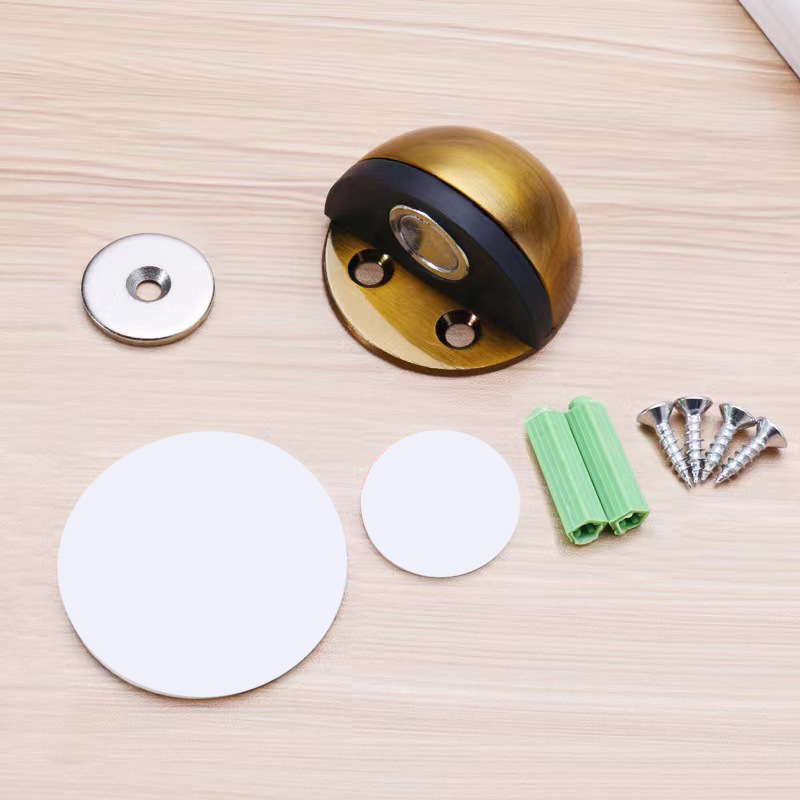 HOT SALE🔥 Hidden Stainless Steel Rubber Dual-use Door Stopper Door Holders
