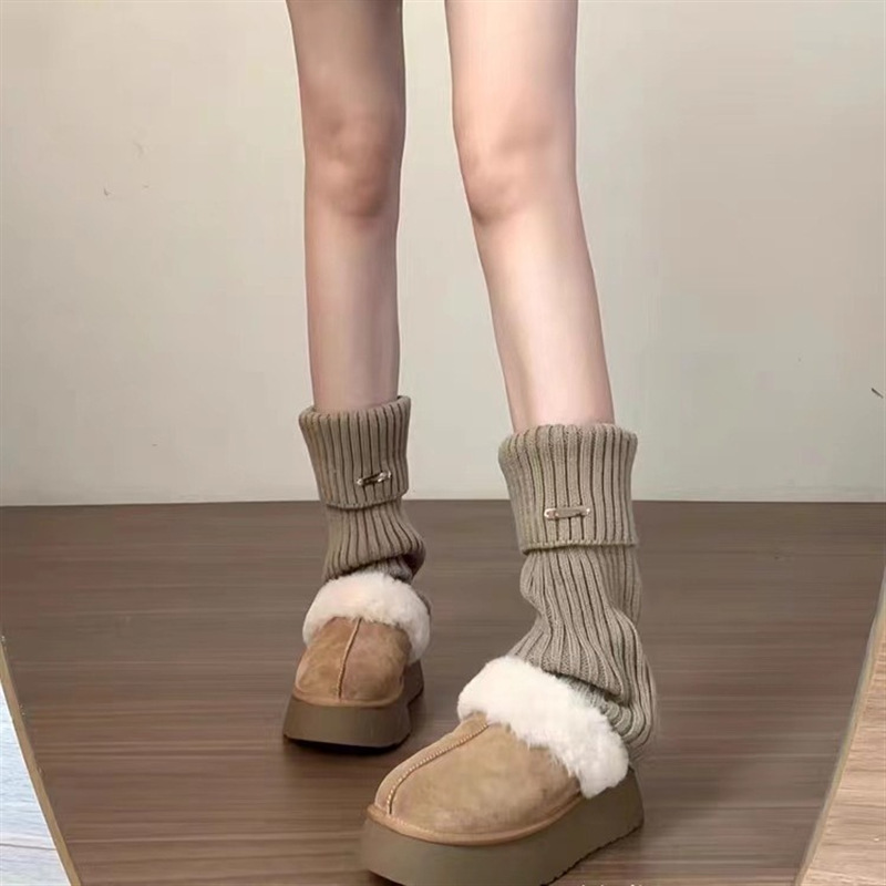 JK Lolita Fall Knitted Calf Socks