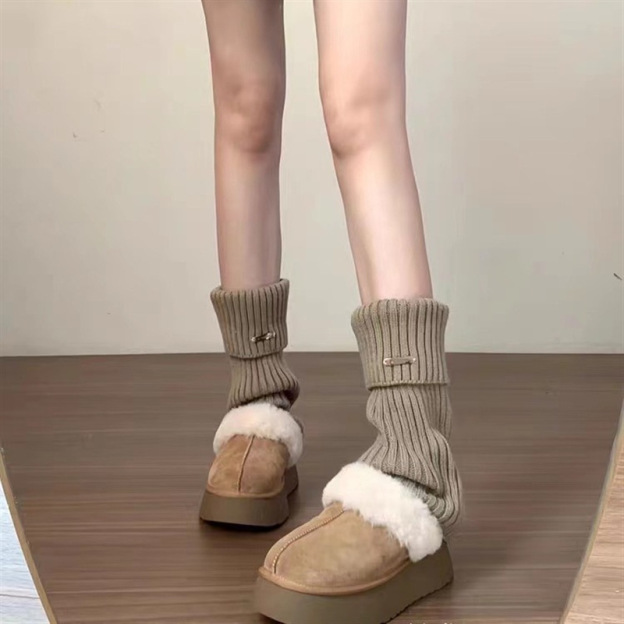 JK Lolita Fall Knitted Calf Socks