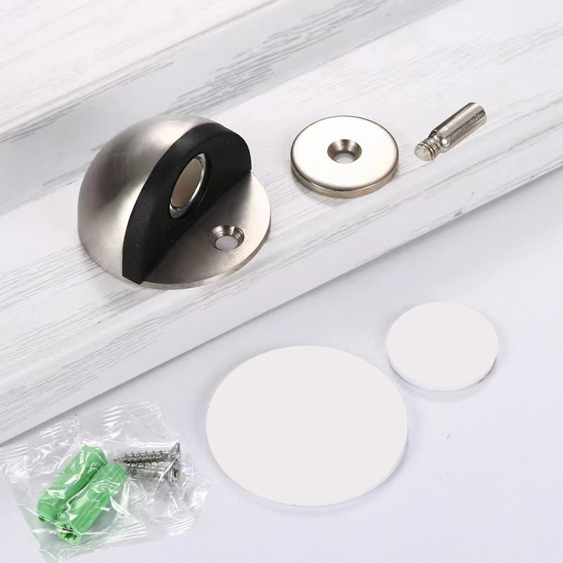 HOT SALE🔥 Hidden Stainless Steel Rubber Dual-use Door Stopper Door Holders