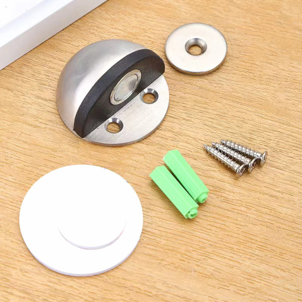 HOT SALE🔥 Hidden Stainless Steel Rubber Dual-use Door Stopper Door Holders