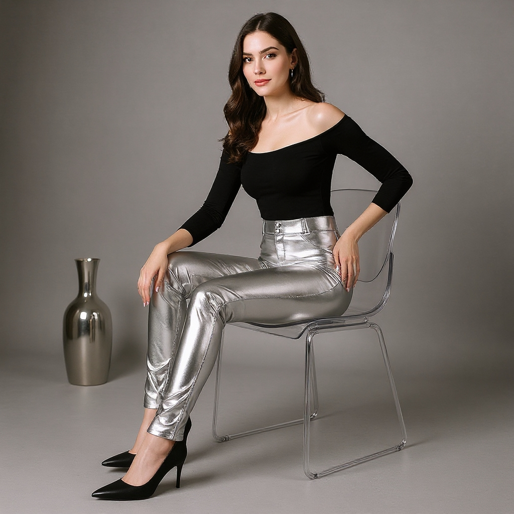 Lift & Shape Faux Leather Leggings