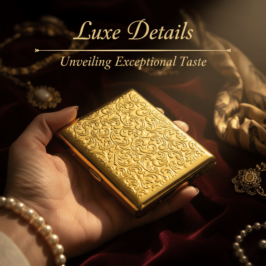 ✨The Belle Vintage Carry: Art Deco Slimline Wallet & Keepsake Case