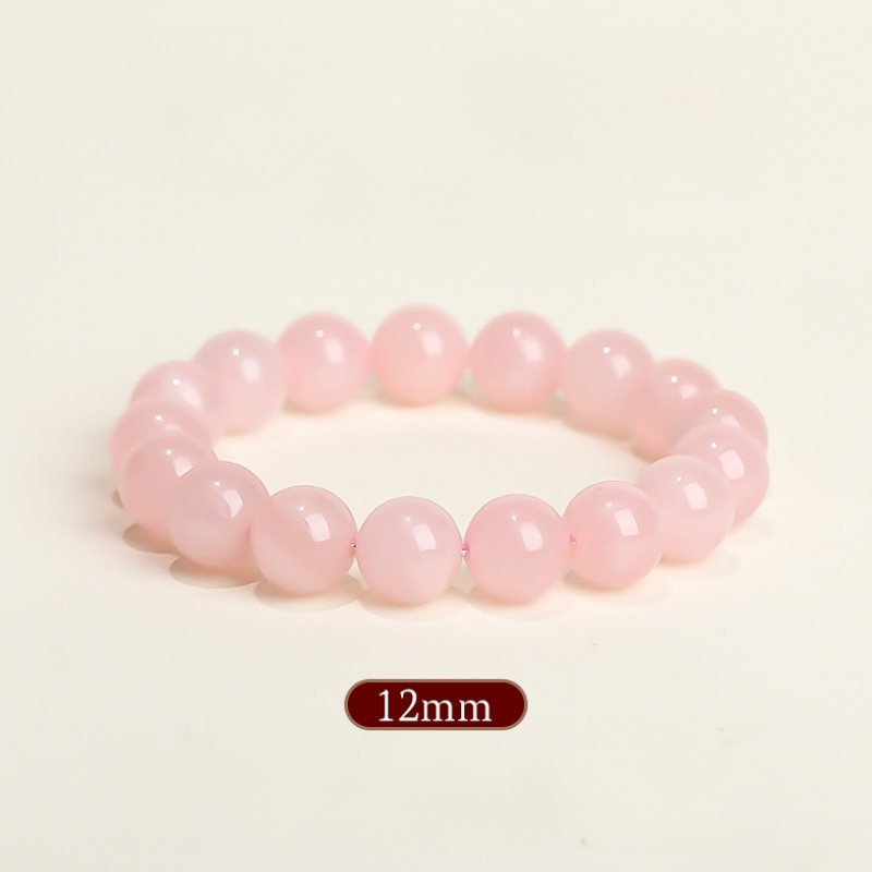 Natural Rose Quartz Beaded Bracelet