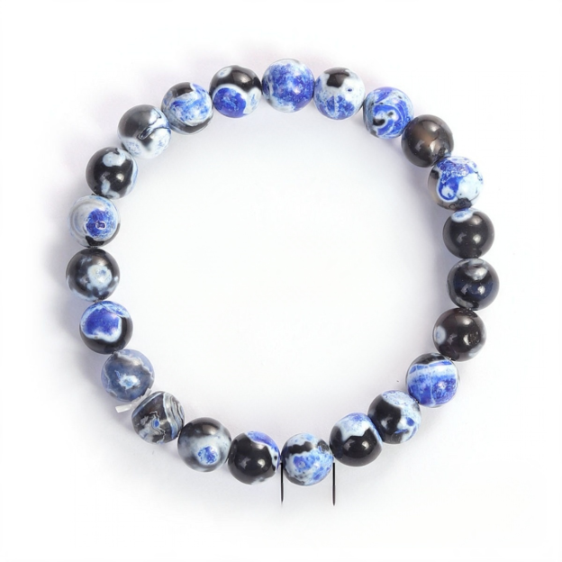 Natural Fire Agate Protection Bracelet