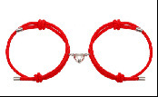 Multi-Color Heart Magnetic Couple Bracelet