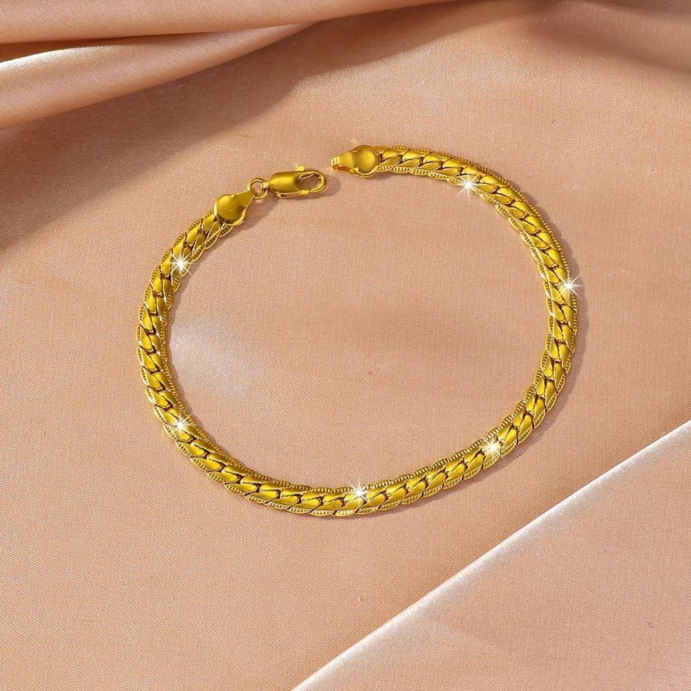 Double-Sided Woven Herringbone Bracelet
