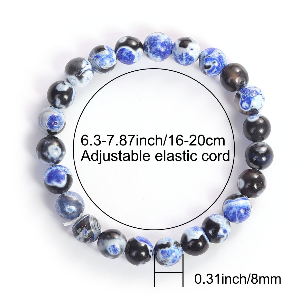 Natural Fire Agate Protection Bracelet