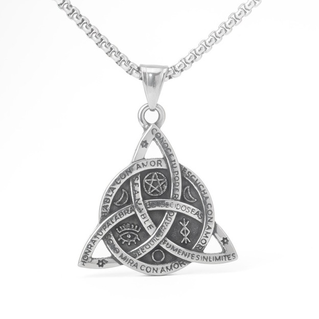 Celtic Triquetra Protection Talisman Necklace