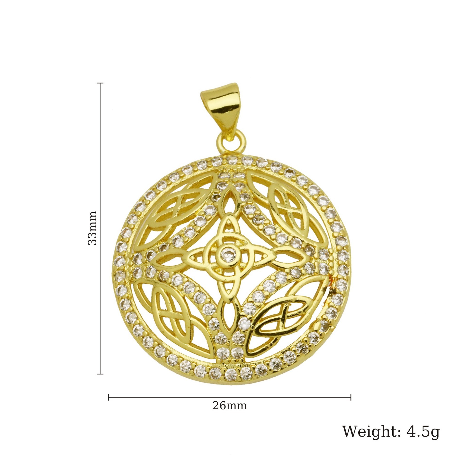Witch’s Mark Gold Diamond Celtic Knot Protection Pendants｜Multi Ancient Pattern Mystic Guardians