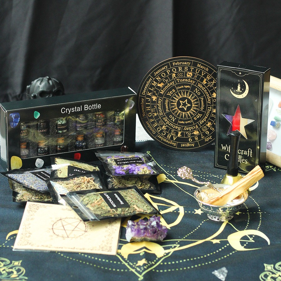 55-Piece Complete Witchcraft Supplies Kit 