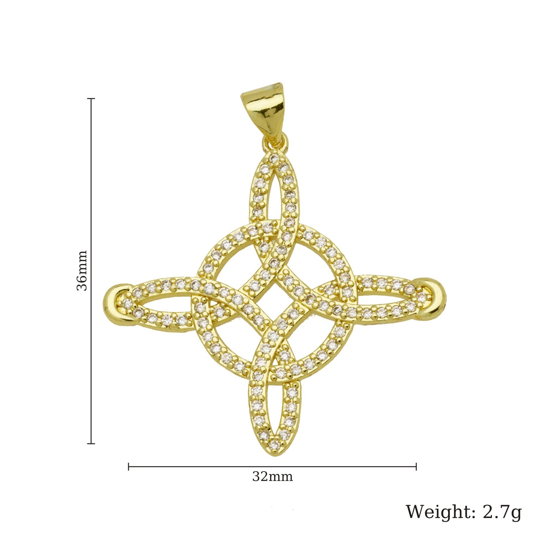 Witch’s Mark Gold Diamond Celtic Knot Protection Pendants｜Multi Ancient Pattern Mystic Guardians