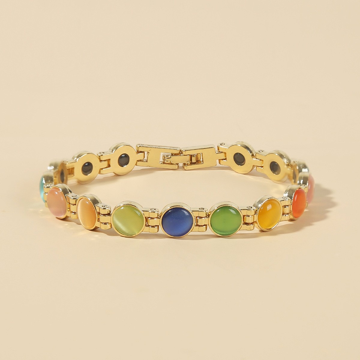 Copper Magnetic Therapy Cat's Eye Bracelet