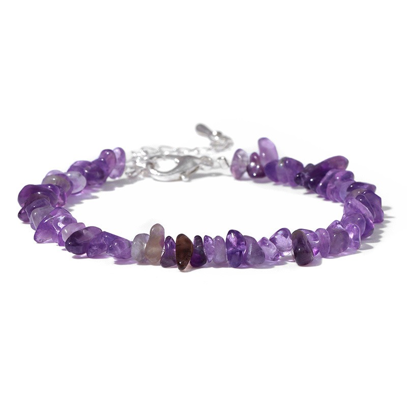 Natural Crystal Chip Adjustable Bracelets