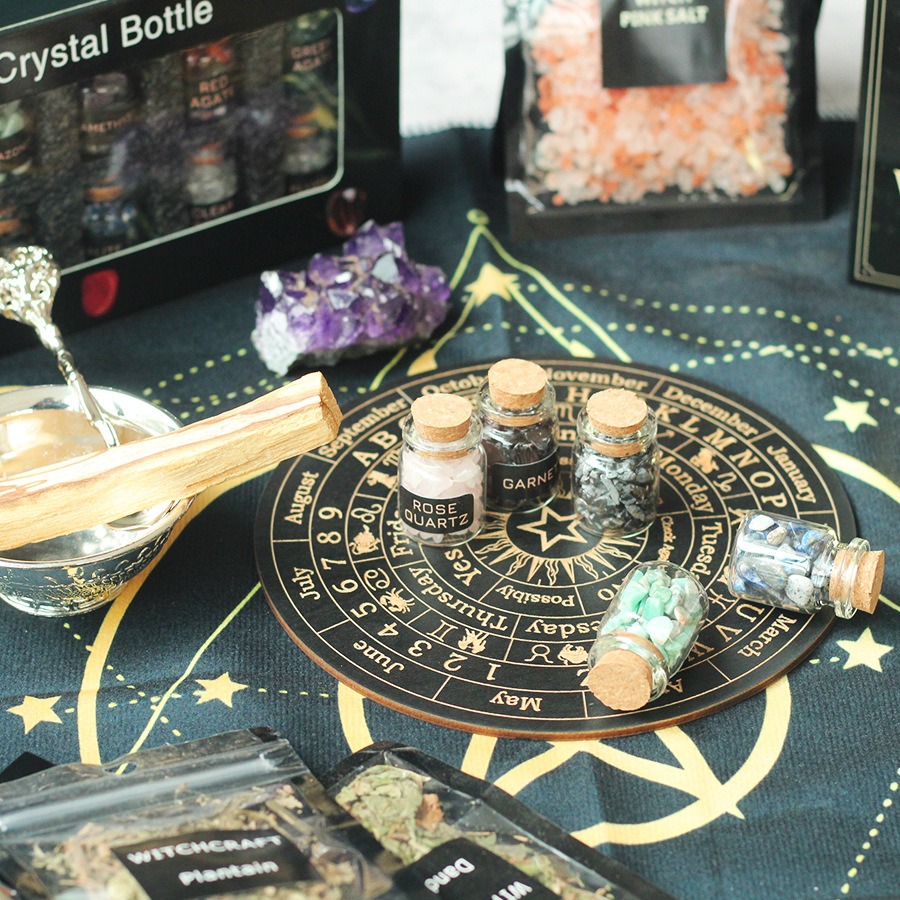 55-Piece Complete Witchcraft Supplies Kit 