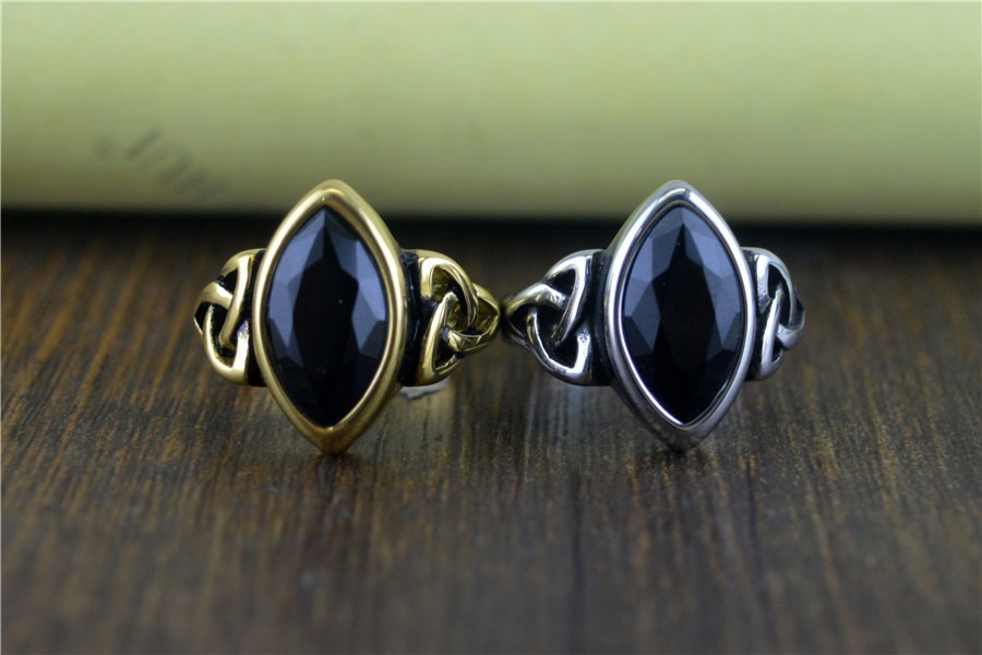 Celtic Knot Legacy Vintage Marquise Gem Ring
