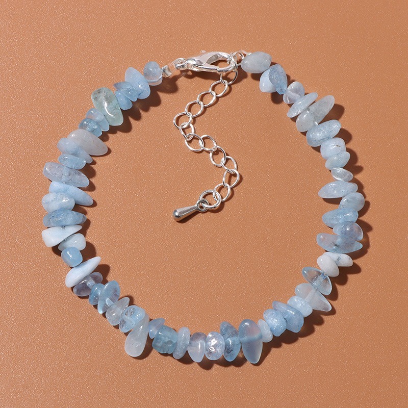Natural Crystal Chip Adjustable Bracelets
