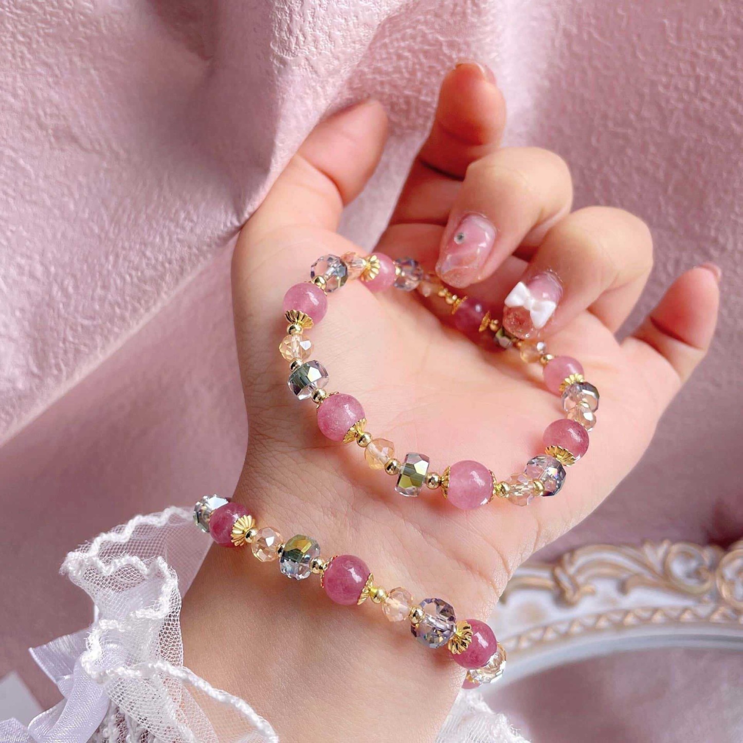 Energy Sanctuary 4-Piece Natural Gemstone Healing Bracelet Set