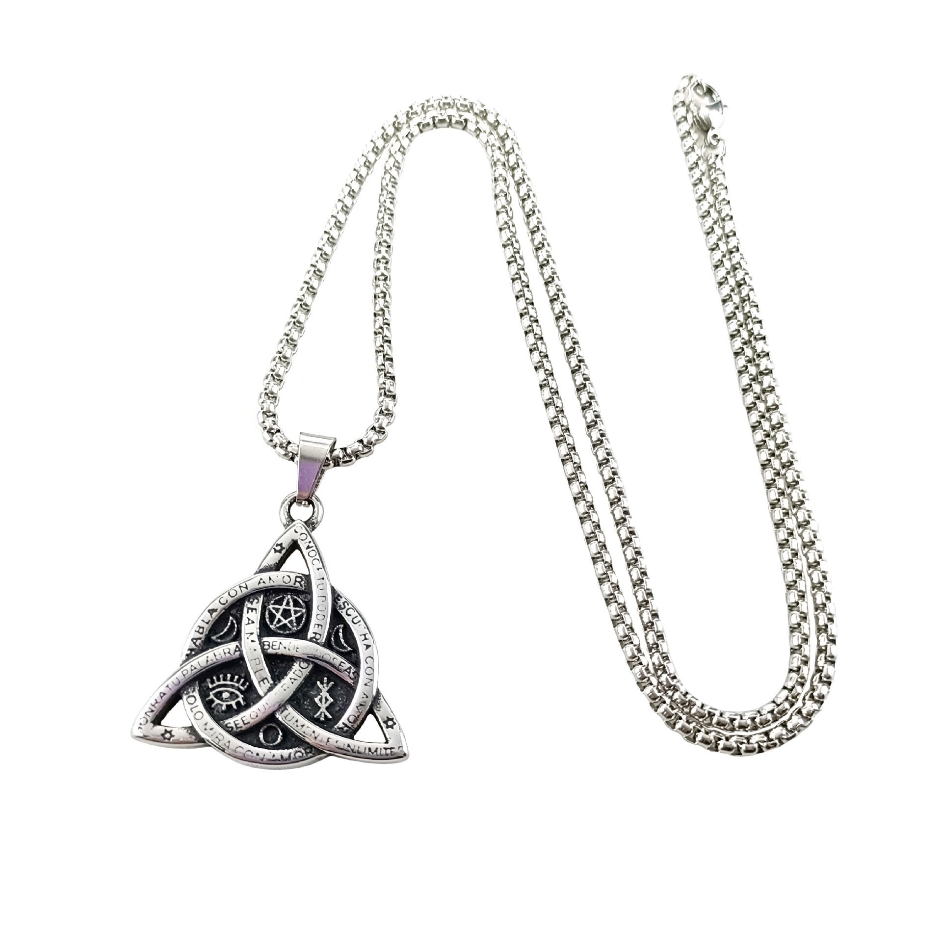 Celtic Triquetra Protection Talisman Necklace