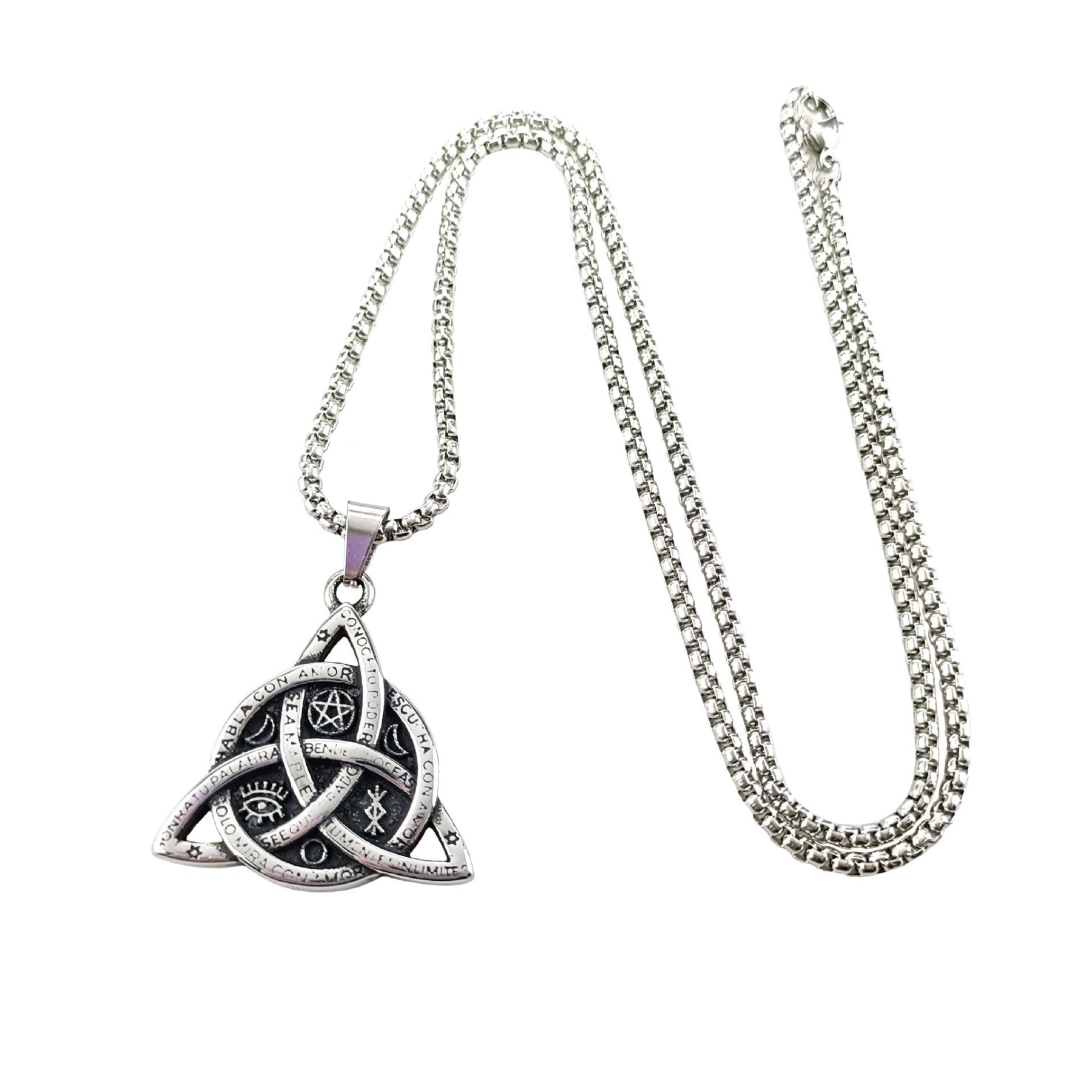 Celtic Triquetra Protection Talisman Necklace