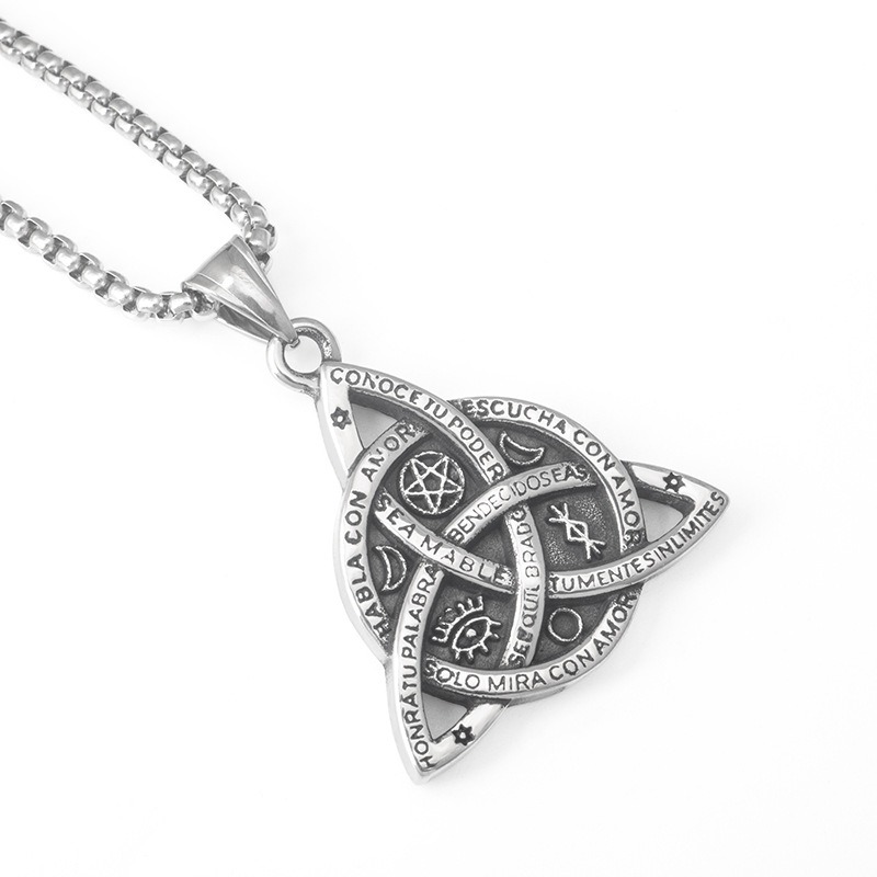 Celtic Triquetra Protection Talisman Necklace