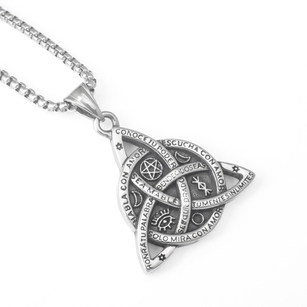 Celtic Triquetra Protection Talisman Necklace