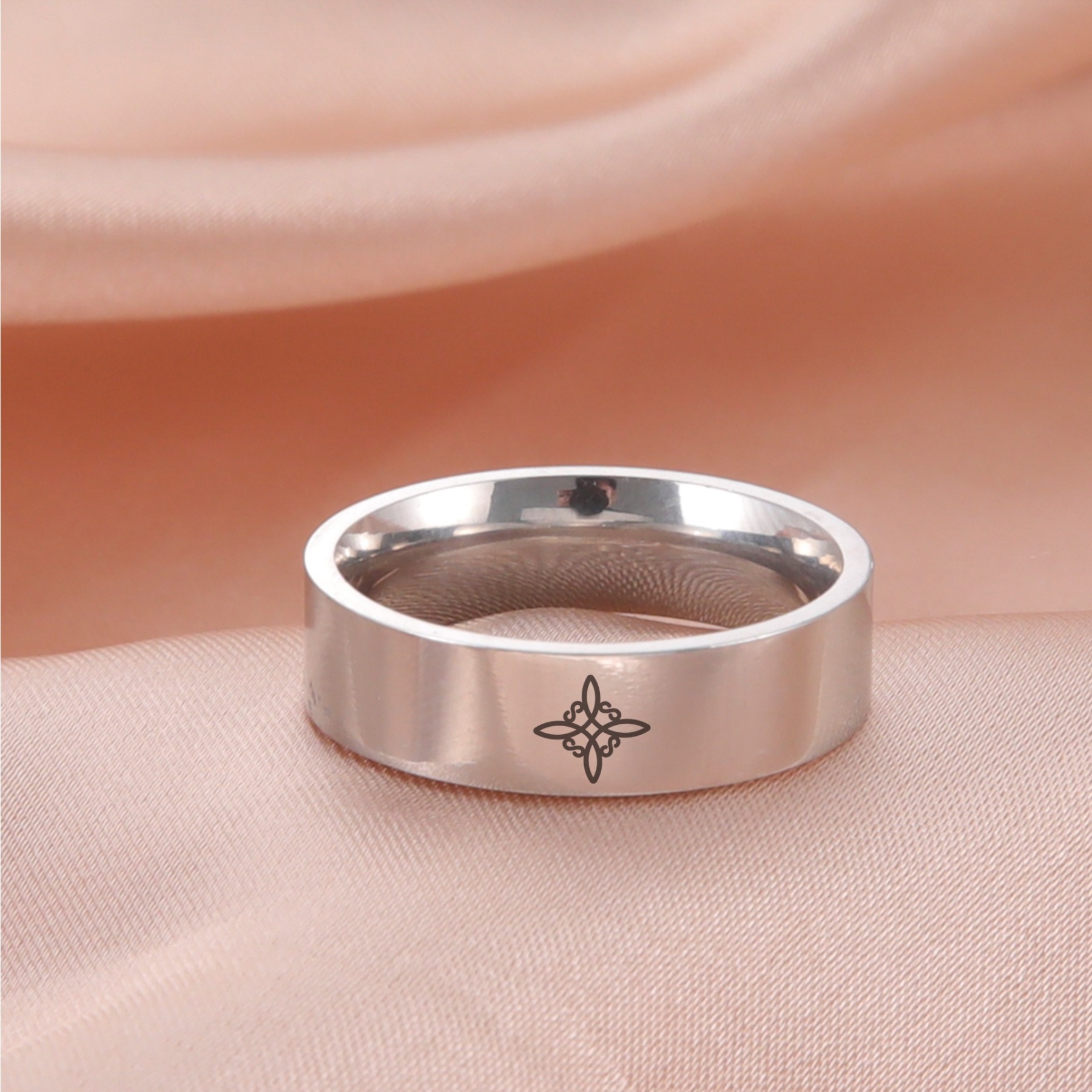 Witch's Knot Protection Stainless Steel Ring