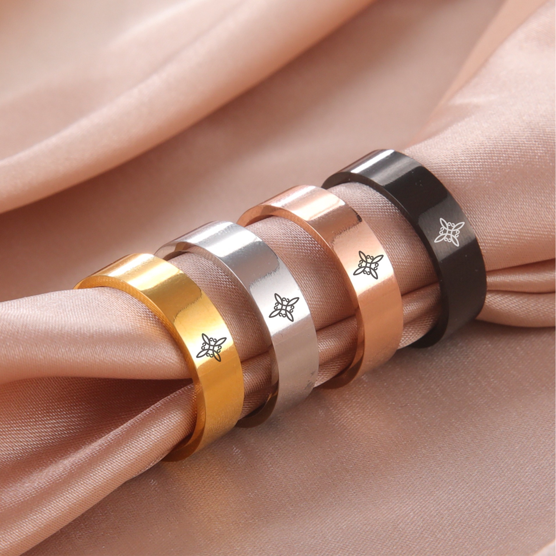 Witch's Knot Protection Stainless Steel Ring