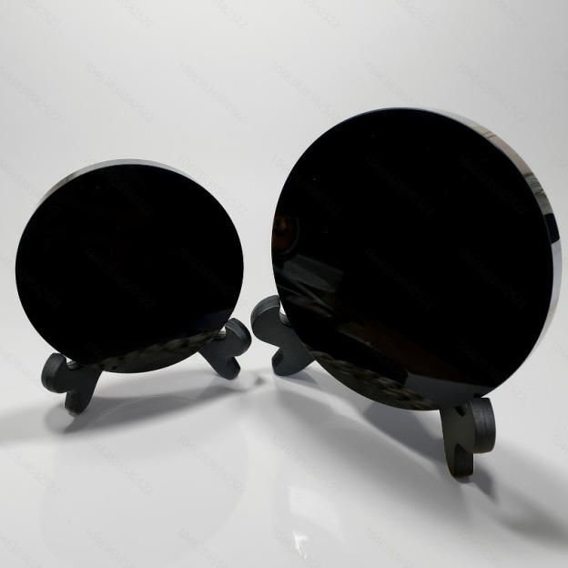 Natural Black Obsidian Protective Mirror