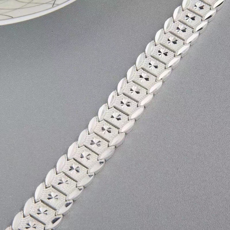 S925 Sterling Silver Paved Diamond Bracelet｜Luxe Texture for Your Wrist