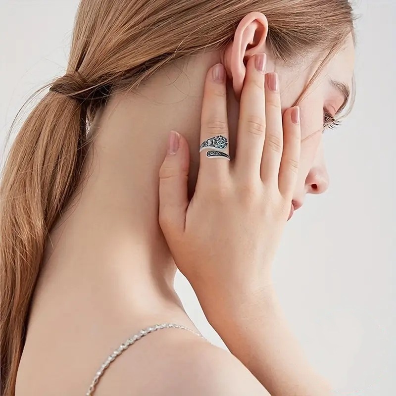 Celtic Witch’s Ward S925 Sterling Silver Protection Ring