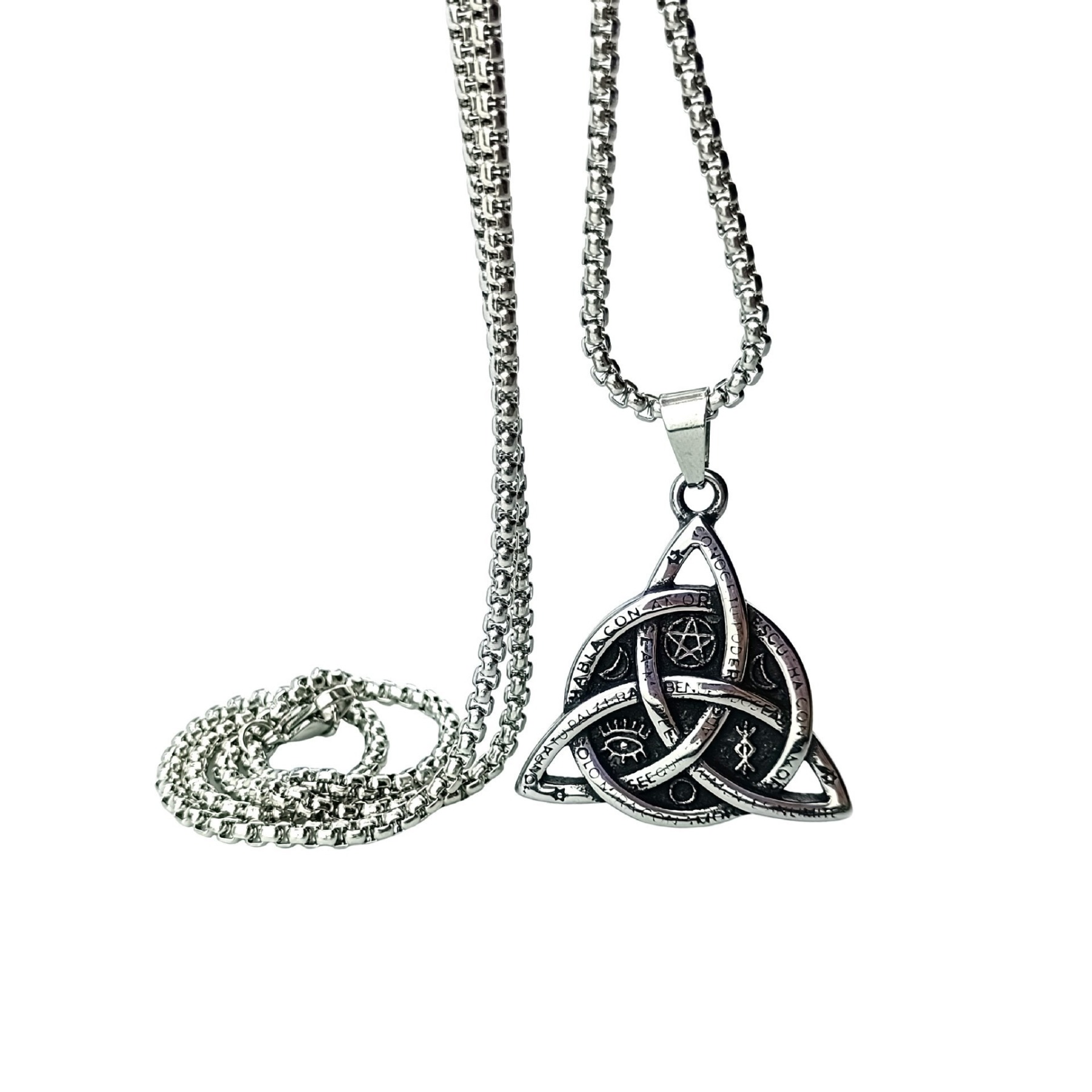 Celtic Triquetra Protection Talisman Necklace